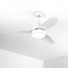 Doha ceiling fan LED white, 1-light source, Remote control