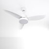Doha ceiling fan LED white, 1-light source, Remote control