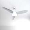 Doha ceiling fan LED white, 1-light source, Remote control