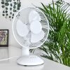 SOPOT electric desk fan chrome, white