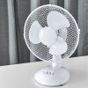 SOPOT electric desk fan chrome, white