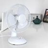 SOPOT electric desk fan chrome, white