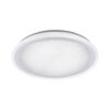 Leuchten-Direkt MEDINA Ceiling light LED brushed chrome, 1-light source, Remote control
