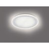 Leuchten-Direkt MEDINA Ceiling light LED brushed chrome, 1-light source, Remote control