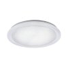 Leuchten-Direkt MEDINA Ceiling light LED brushed chrome, 1-light source, Remote control
