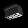 Philips BOX Ceiling light LED black, 2-light sources