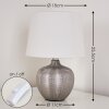 Stampa Table Lamp silver, 1-light source