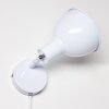 Caney Wall Light white, 1-light source