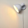 Caney Wall Light white, 1-light source