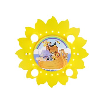 Elobra ARCHE Ceiling Light yellow, 4-light sources