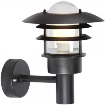 Nordlux LØNSTRUP outdoor wall light black, 1-light source