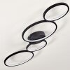 RODEKRO Ceiling Light LED black, 1-light source