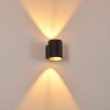 Wall Light Letsbo black, 1-light source