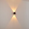 Wall Light Letsbo black, 1-light source