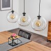 MINHE Pendant Light Oxidised Silver, 3-light sources