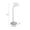 Steinhauer ZENITH Table Lamp LED stainless steel, 1-light source