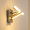 Sakami wall light LED matt nickel, 2-light sources