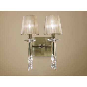 Mantra TIFFANY Wall Light brown, 2-light sources