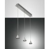 Fabas Luce DELTA Pendant Light LED aluminium, 3-light sources