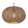 Pendant Light Globo HAMERBEN rust-coloured, 1-light source