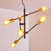 Coppet Pendant Light black-gold, 6-light sources