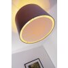 Brilliant Clarie ceiling light stainless steel, 1-light source