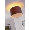 Brilliant Clarie ceiling light stainless steel, 1-light source