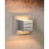 Lucide BOK wall light chrome, stainless steel, 1-light source