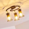 Ayen Ceiling Light black-gold, 3-light sources