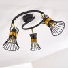 Ayen Ceiling Light black-gold, 3-light sources