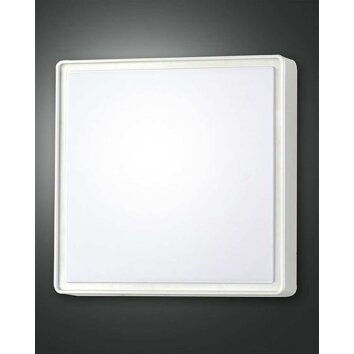 Fabas Luce OBAN outdoor ceiling light LED white