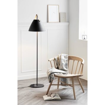 Design For The People by Nordlux STRAP Floor Lamp black, 1-light source