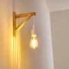WIEDAU Wall Light Light wood, white, 1-light source