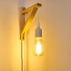 WIEDAU Wall Light Light wood, white, 1-light source