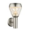 Globo outdoor wall light LED clear, 1-light source