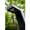 Lucide TEXAS outdoor pedestal light LED black, 1-light source