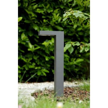 Lucide TEXAS outdoor pedestal light LED black, 1-light source