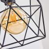 KOTOR Pendant Light Light wood, black, 4-light sources