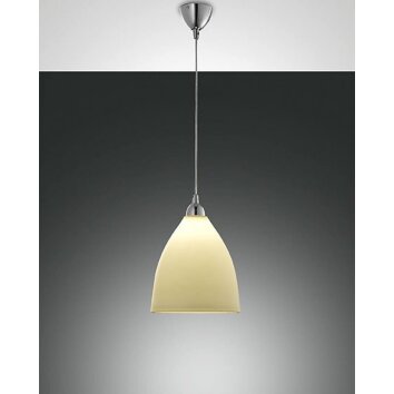 Fabas Luce PROVENZA hanging light chrome, 1-light source