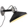 Steinhauer ZAPPA Wall Light black, 1-light source