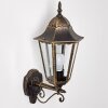 Hongkong outdoor wall light brown, gold, 1-light source