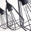 KAVVI Pendant Light black, 3-light sources