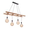 Leuchten-Direkt EDGAR Pendant Light black, 4-light sources