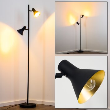 Mavas Floor Lamp black, 2-light sources