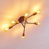 Coppet Ceiling Light black-gold, 6-light sources