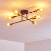 Coppet Ceiling Light black-gold, 6-light sources