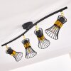 Ayen Ceiling Light black-gold, 4-light sources