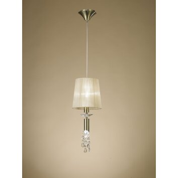 Mantra TIFFANY Pendant Light brown, 1-light source