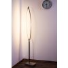 Santa Marta floor lamp LED chrome, matt nickel, 1-light source