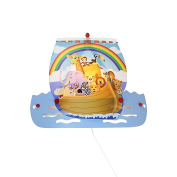 Elobra NOAH Wall Light blue, 1-light source